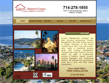 Tablet Screenshot of houstonmanagementinc.com